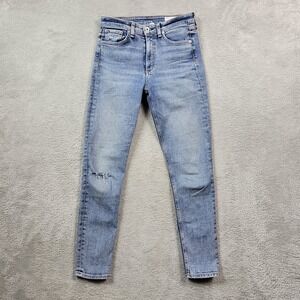 Rag & Bone Jeans Womens 26X27 Blue Nina High Rise Ankle Skinny Denim